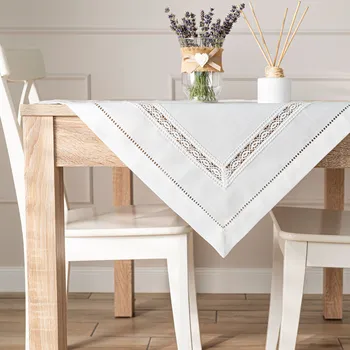 Dekorační ubrus SELVIA s krajkou 85x85 cm Mybesthome