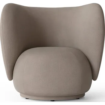 Ferm Living, Křeslo Rico Brushed teple šedé - Formadore