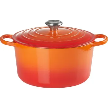 Pánev Le Creuset, Pekáč Signature hluboký 26 cm ohnivě oranžový - Formadore