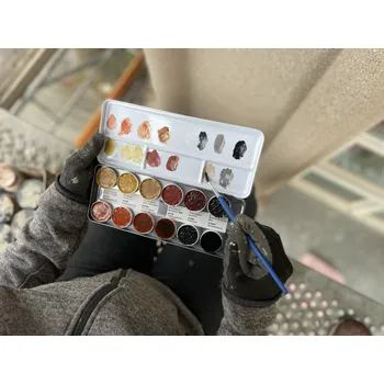 Vodová barva Kremer Pigmente Retušovací barvy v Paraloidu™ B72 - Van Eyck 2