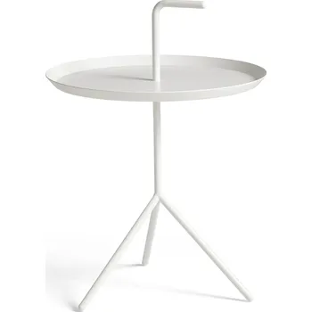 Konferenční stolek Hay, Odkládací stolek DLM 48 x 65 cm bílý - Formadore