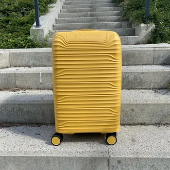 Kabinový kufr Securitech by Delsey Dune 55 cm EXP 400780105 - žlutý 39 l