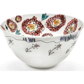 Serax, Servírovací mísa Midnight Flowers Anemone Milk, 22 cm - Formadore