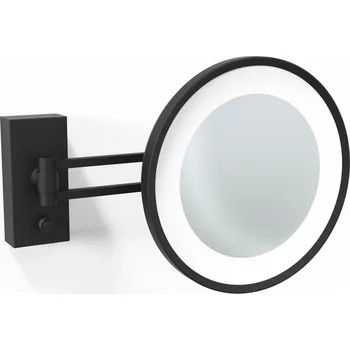 Decor Walther, Kosmetické zvětšovací zrcátko x3 BS 36 nástěnné černé matné - Formadore