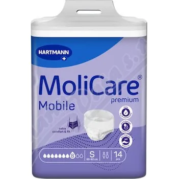 Inkontinenční kalhotky Hartmann MoliCare Mobile absorpční kalh. 8k S 14ks