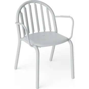 Fatboy, Zahradní židlička Fred's s područkami světle šedá 4 ks - Formadore