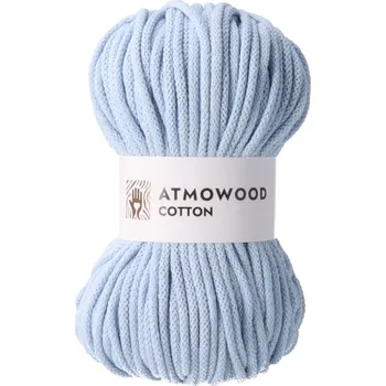 Příze Atmowood cotton 5 mm - světle modrá