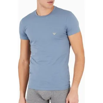 Pánské oblečení Pánské triko Emporio Armani 111035 4F512 modré modrá XL