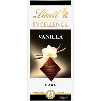 Čokoláda Lindt Excellence Hořká čokoláda s příchutí vanilky 100g Datum expirace 30/11/25