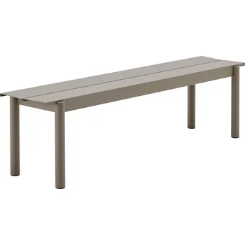 Zahradní lavice Muuto, Zahradní lavice Linear, 170 cm, taupe - Formadore