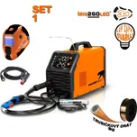 Pantermax MIG260LED Svářecí invertor Set 1 (MIG/MMA/TIG)