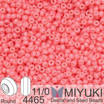 Korálek Korálky Miyuki Round 11/0. Barva 4465 Duracoat Dyed Opaque Guava. Balení 5g.