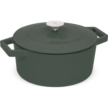 pekáč BERLINGERHAUS Pekáč litinový s poklicí 24 cm Matte Green Collection BH-6544