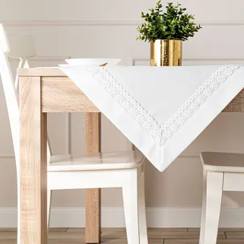 Stolování Dekorační ubrus MODENA s krajkou 85x85 cm Mybesthome