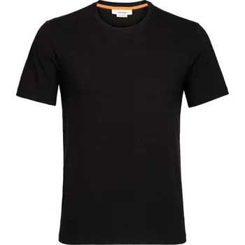 pánské triko krátký rukáv ICEBREAKER Mens Central Classic SS Tee, Black velikost: S