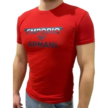 Pánské oblečení Pánské tričko Emporio Armani 111035 3F516 černá XXL