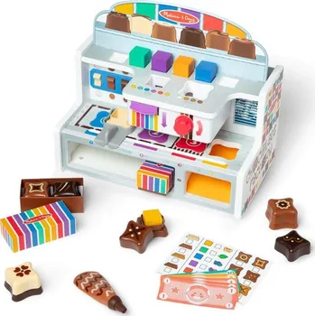 Hra na obchod MELISSA & DOUG Továrna na čokoládové pralinky Melissa & Doug