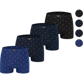 Boxerky FANNIFEN Boxerky velké velikosti XL-5XL G55569D - 4ks v balení Velikost: 4XL