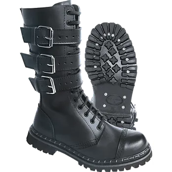 Těžké boty Phantom boty Brandit s přezkami černé - Akce Barva: BLACK, Velikost: 8/42