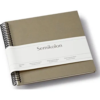 Fotoalbum Semikolon, Album na fotografie Uni Economy malý, hnědošedý s bílými listy - Formadore