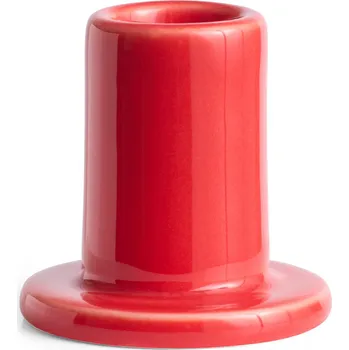 Svícen Hay, Svícen Tube S, na klasickou svíčku, S, červený, keramický - Formadore