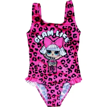 Dívčí plavky E plus M • Dětské / dívčí jednodílné plavky L.O.L. Surprise - motiv Glam Life 104 / 110