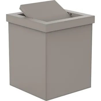 Odpadkový koš Decor Walther, Koš na odpadky do koupelny Brownie 30 cm taupe - Formadore