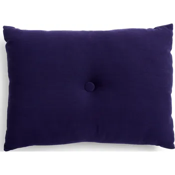 Polštář Hay, Dekorační polštář Dot Linen, 45 x 60 cm, modrofialový - Formadore