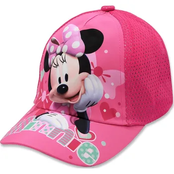 Módní doplněk Setino • Dívčí kšiltovka Minnie Mouse - Disney - tm. růžová 54