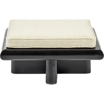 Sedací pytel Serax, Puf Taka Coco, 72 cm, béžový, tulipánové dřevo - Formadore