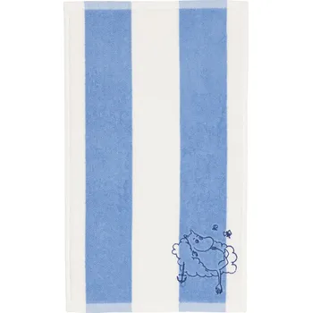 Arabia Finland, Ručník Arabia Finland Stripes Mumínci Mumínek 30 x 50 cm sytě modrý - Formadore
