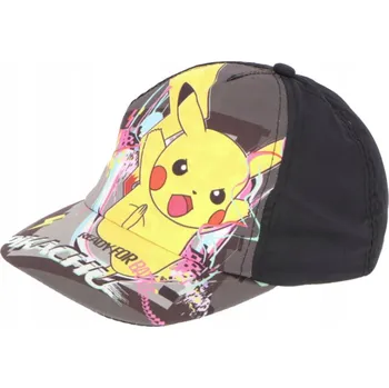 Módní doplněk DIFUZED • Dětská kšiltovka Pokémon Pikachu - Ready for Battle 54 Černá