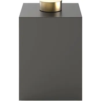 Úložný box Decor Walther, Koupelnová dóza Century s víkem 27,5 cm tmavý kov matně zlatá - Formadore