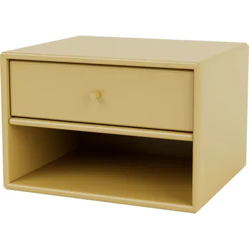 Noční stolek Montana, Závěsný noční stolek Dash hořčičně žlutý - Formadore