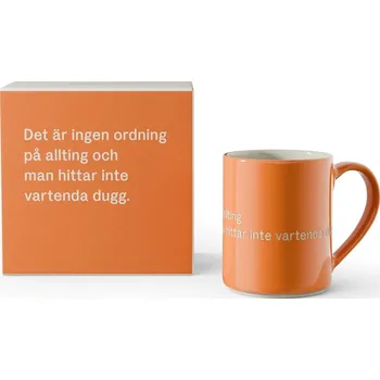 Design House Stockholm, Hrnek Astrid, oranžový - Formadore