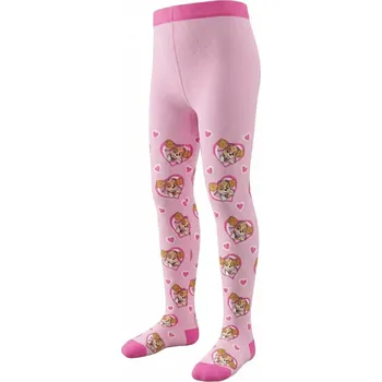 Exity • Dívčí punčocháče s Tlapková patrola - Paw Patrol Světle růžová 128 / 134