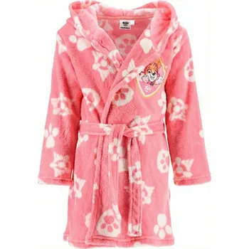 Dívčí župan SunCity • Dívčí fleece župan s kapucí Paw patrol - Skye EU 110