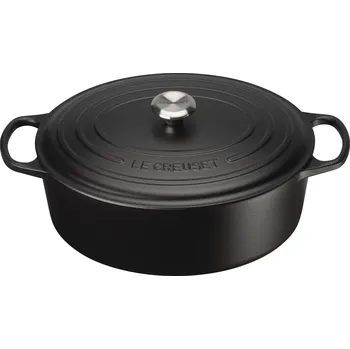 Pánev Le Creuset, Pekáč Signature oválný 35 cm černý - Formadore