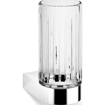 Držák na kartáček Decor Walther, Pohár na zubní kartáčky Century vlnkovací nástěnný chromový - Formadore