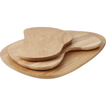 Kuchyňské náčiní Ferm Living, Krájecí prkénka Cairn přírodní 3 ks - Formadore