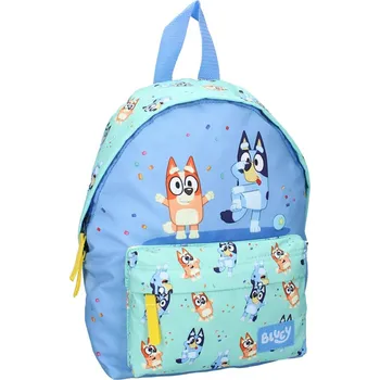 Dětský batoh Vadobag • Dětský batoh s přední přihrádkou Bluey a Bingo - 8L