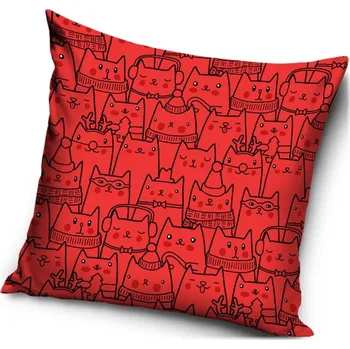 Dekorativní polštářek TipTrade (CZ) • Dekorační polštář Kočičí sněm - 40 x 40 cm