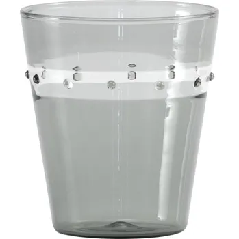 Sklenice Zafferano, Skleněný pohár A Pallini 300 ml šedý - Formadore