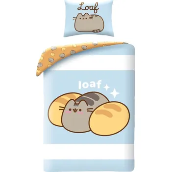 Povlečení Halantex • Ložní povlečení z mikrovlákna Pusheen - motiv Loaf - 70 x 90 cm + 140 x 200 cm