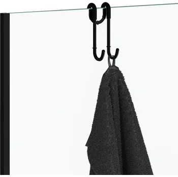 Věšák Decor Walther, Věšák do sprchového kouta na ručníky Decor Walther černý matný - Formadore