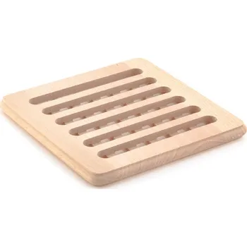 Podložka pod hrnec Kolimax Dřevěná odkládací deska hranatá 19,5 cm