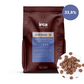 Cukrovinka IRCA Reno X mléčná čokoláda 33,6 % (500 g)