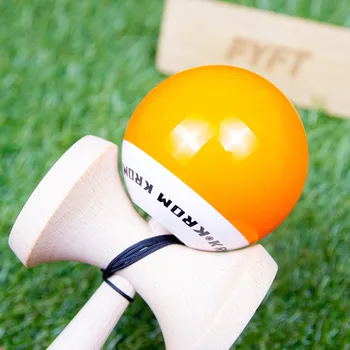 Žonglování KROM POP LOL kendama - žonglovací dřevěná hračka Barva: Oranžová