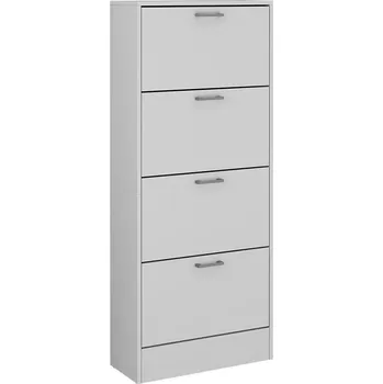 Botník Výklopný botník Gregor bílý 63 x 150 cm