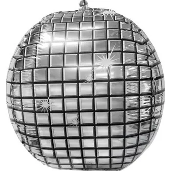 Balónek Disco koule 32x36cm fóliový balónek